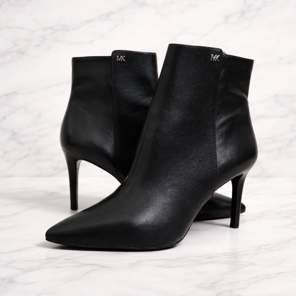 Michael Kors Elegant Black Heeled Boots - Picture 2 of 3